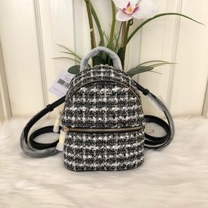 💐 KATE SPADE Natalia Tweed Covertible Backpack